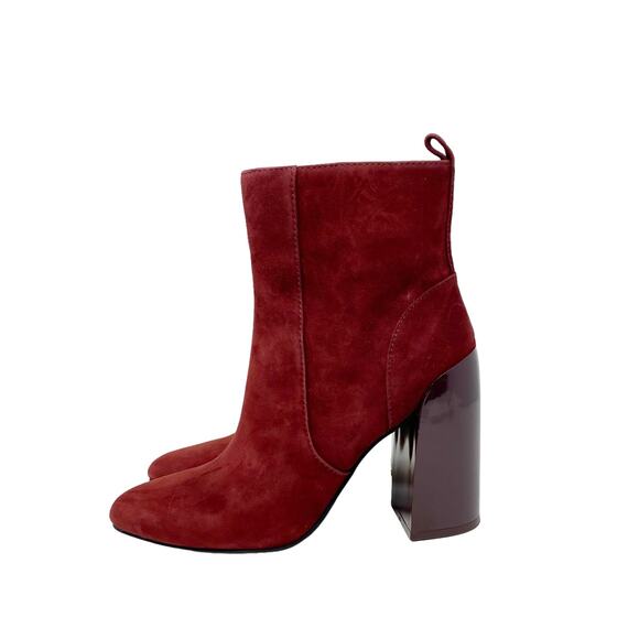 NEW Vince Camuto Enverna Ankle Boot Burgundy Size 6.5 - Picture 8 of 12